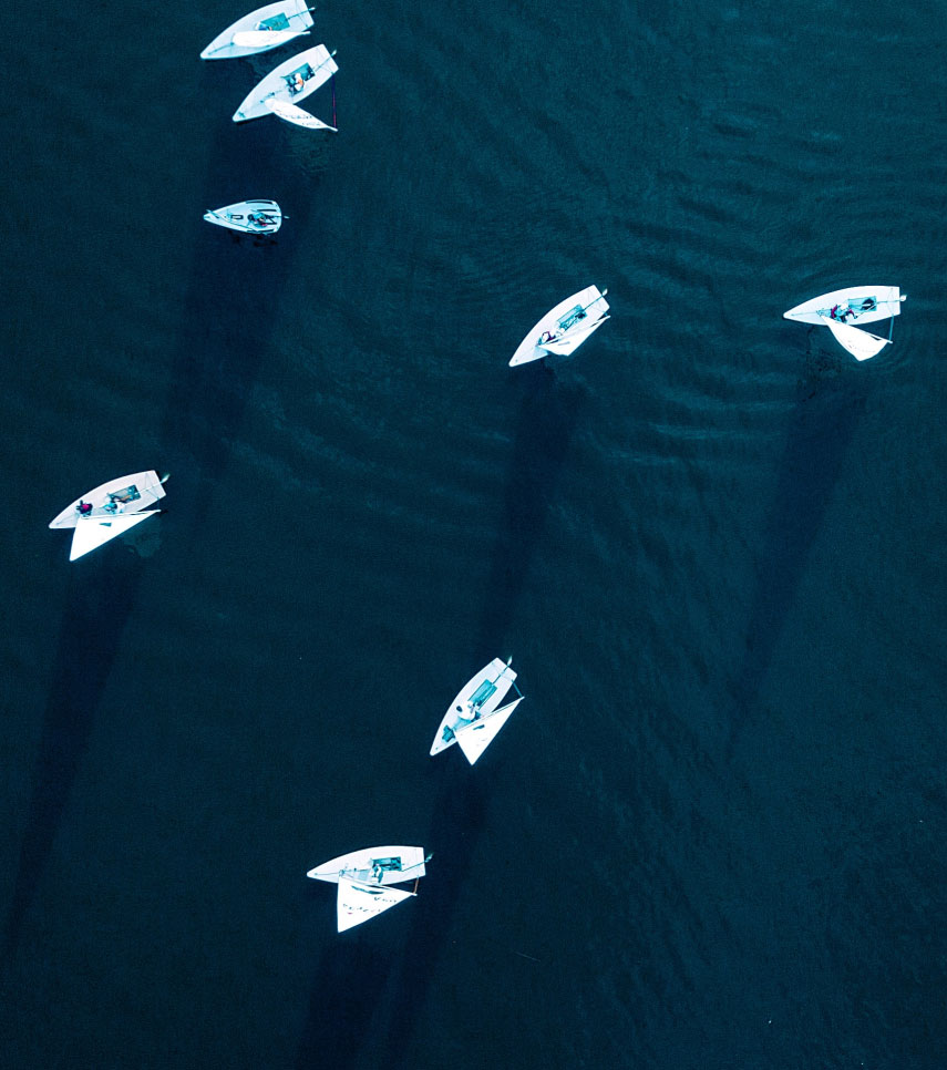 bateaux dans la mer