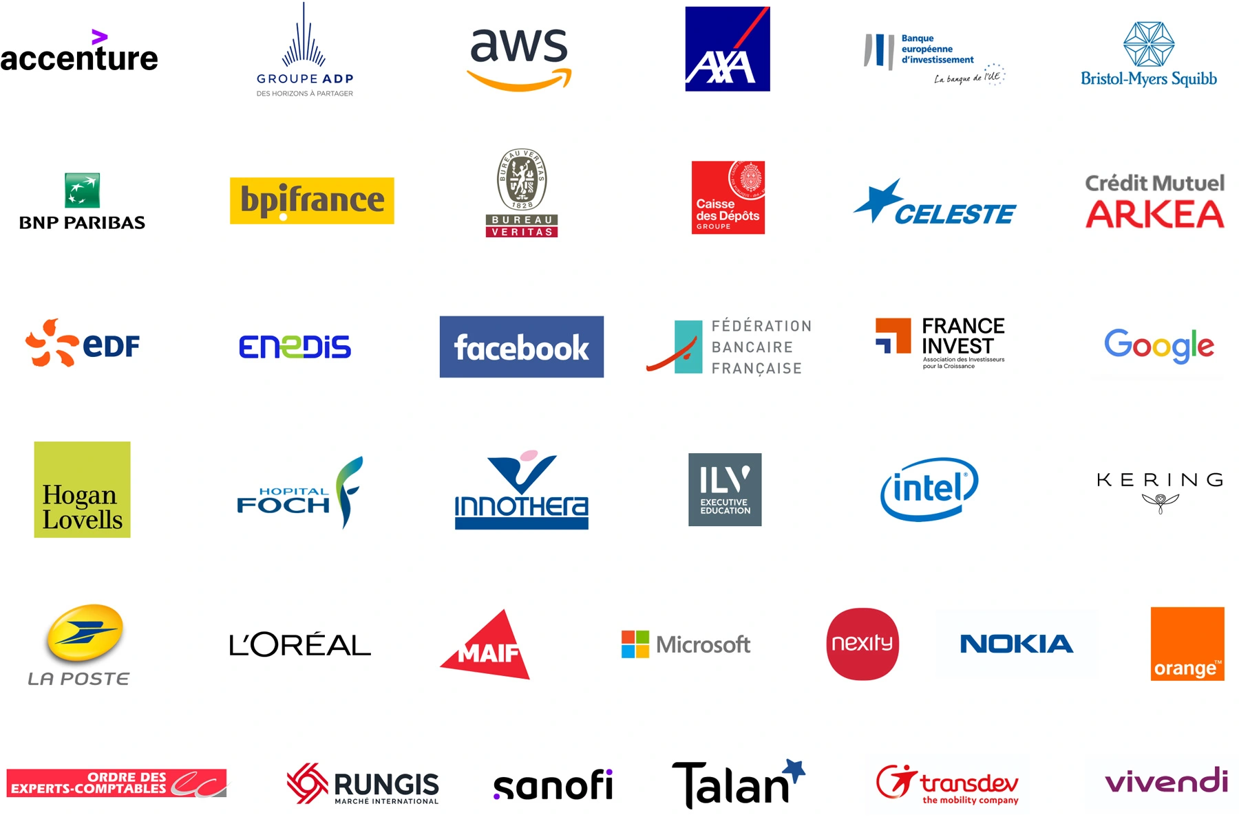 planche de logos